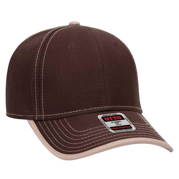 147-1071 Superior Cotton Twill Trim Edge Visor Contrast Stitching Low Profile Pro Style Caps 147-1071 Superior Cotton Twill Trim Edge Visor Contrast Stitching Low Profile Pro Style Caps