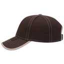 147-1071 Superior Cotton Twill Trim Edge Visor Contrast Stitching Low Profile Pro Style Caps