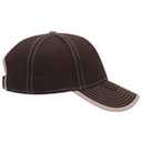 147-1071 Superior Cotton Twill Trim Edge Visor Contrast Stitching Low Profile Pro Style Caps