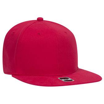 148-1228 Ultra Fine Brushed Stretchable Superior Cotton Twill Square Flat Visor Snap Back Cap