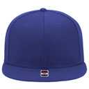 148-1267 6 Panel Mid Profile Style Alternative Wool Twill Square Flat Visor Snapback hat