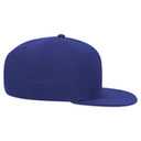 148-1267 6 Panel Mid Profile Style Alternative Wool Twill Square Flat Visor Snapback hat