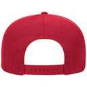 148-1267 6 Panel Mid Profile Style Alternative Wool Twill Square Flat Visor Snapback hat
