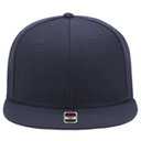148-1267 6 Panel Mid Profile Style Alternative Wool Twill Square Flat Visor Snapback hat