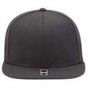148-1267 6 Panel Mid Profile Style Alternative Wool Twill Square Flat Visor Snapback hat