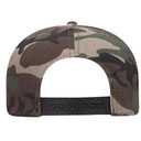 148-1267 6 Panel Mid Profile Style Alternative Wool Twill Square Flat Visor Snapback hat