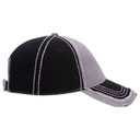 149-1091 Vintage Washed Cotton Twill Distressed Binding Trim Visor w/ Heavy Stitching Low Profile Pro Style