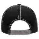 149-1091 Vintage Washed Cotton Twill Distressed Binding Trim Visor w/ Heavy Stitching Low Profile Pro Style