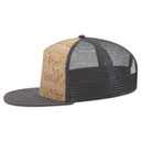 154-1174 Cork Square Flat Visor Pro Style Mesh Back Snapback Caps