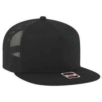 164-1209 Superior Cotton Twill Flat Visor Pro Style Mesh Back Snapback Caps 164-1209 Superior Cotton Twill Flat Visor Pro Style Mesh Back Snapback Caps