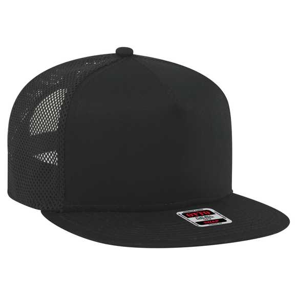 164-1209 Superior Cotton Twill Flat Visor Pro Style Mesh Back Snapback Caps 164-1209 Superior Cotton Twill Flat Visor Pro Style Mesh Back Snapback Caps