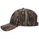 171-1294 Mossy Oak Camouflage Superior Polyester Twill Sandwich Visor Six Panel Low Profile Cap (MO4 - Shadow Grass Blades)