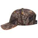 171-1294 Mossy Oak Camouflage Superior Polyester Twill Sandwich Visor Six Panel Low Profile Cap (MO4 - Shadow Grass Blades)