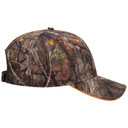171-1294 Mossy Oak Camouflage Superior Polyester Twill Sandwich Visor Six Panel Low Profile Cap (MO4 - Shadow Grass Blades)