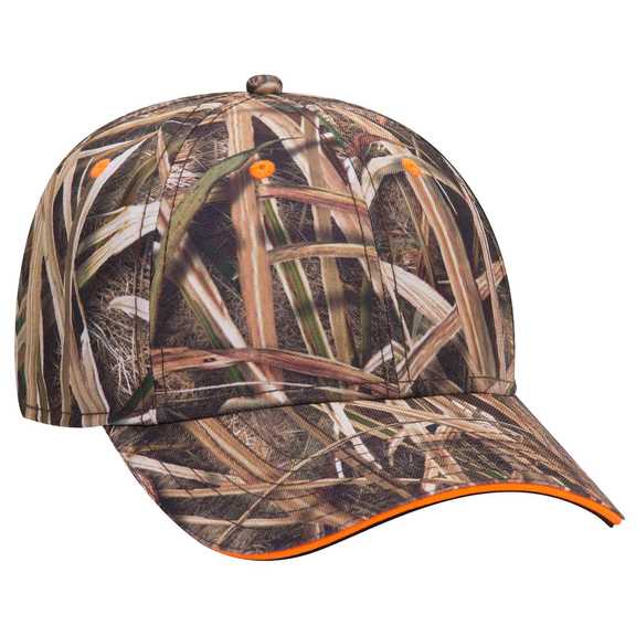 171-1294 Mossy Oak Camouflage Superior Polyester Twill Sandwich Visor Six Panel Low Profile Cap (MO4 - Shadow Grass Blades) 171-1294 Mossy Oak Camouflage Superior Polyester Twill Sandwich Visor Six Panel Low Profile Cap (MO4 - Shadow Grass Blades)