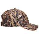 171-1294 Mossy Oak Camouflage Superior Polyester Twill Sandwich Visor Six Panel Low Profile Cap (MO4 - Shadow Grass Blades)