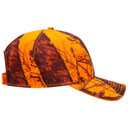 171-1294 Mossy Oak Camouflage Superior Polyester Twill Sandwich Visor Six Panel Low Profile Cap (MO4 - Shadow Grass Blades)