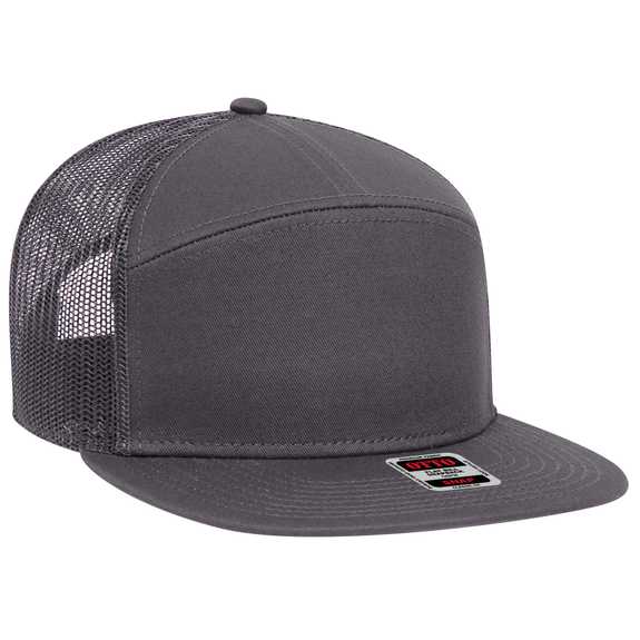 172-1298 OTTO CAP "OTTO SNAP" 7 Panel Mesh Back Trucker Snapback Hat 172-1298 OTTO CAP "OTTO SNAP" 7 Panel Mesh Back Trucker Snapback Hat