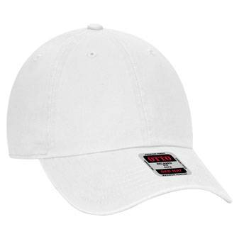18-1219 Garment Washed Superior Combed Cotton Low Profile Pre-Curved Visor Cap