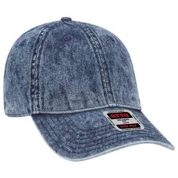 18-1249 Denim Low Profile Snow Washed Cap 18-1249 Denim Low Profile Snow Washed Cap