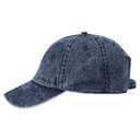 18-1249 Denim Low Profile Snow Washed Cap