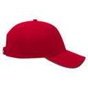 19-1261 Cotton Twill Six Panel Low Pro with Reflective Piping Design