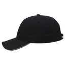 19-1261 Cotton Twill Six Panel Low Pro with Reflective Piping Design
