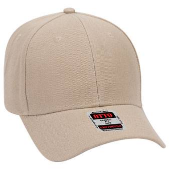 19-609 OTTO CAP 6 Panel Low Profile Baseball Cap