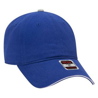 22-688 Brushed Cotton Twill Sandwich Visor Low Profile Pro Style Caps