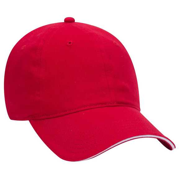 22-688 Brushed Cotton Twill Sandwich Visor Low Profile Pro Style Caps 22-688 Brushed Cotton Twill Sandwich Visor Low Profile Pro Style Caps
