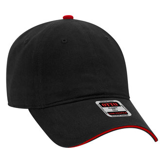 22-688 Brushed Cotton Twill Sandwich Visor Low Profile Pro Style Caps