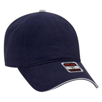 22-688 Brushed Cotton Twill Sandwich Visor Low Profile Pro Style Caps