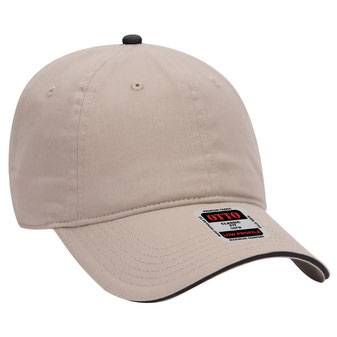22-688 Brushed Cotton Twill Sandwich Visor Low Profile Pro Style Caps
