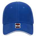23-255 Brushed Bull Denim Sandwich Visor Low Profile Pro Style Caps