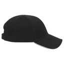 23-255 Brushed Bull Denim Sandwich Visor Low Profile Pro Style Caps
