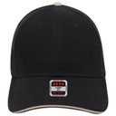 23-255 Brushed Bull Denim Sandwich Visor Low Profile Pro Style Caps