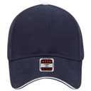 23-255 Brushed Bull Denim Sandwich Visor Low Profile Pro Style Caps