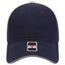 23-255 Brushed Bull Denim Sandwich Visor Low Profile Pro Style Caps