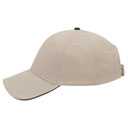 23-255 Brushed Bull Denim Sandwich Visor Low Profile Pro Style Caps