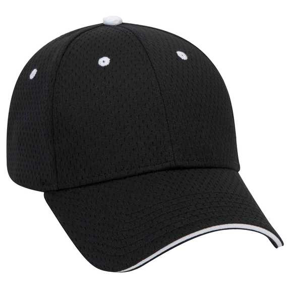 23-368 Polyester Pro Mesh Sandwich Visor Low Profile Pro Style Caps 23-368 Polyester Pro Mesh Sandwich Visor Low Profile Pro Style Caps