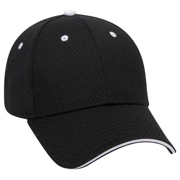 23-368 Polyester Pro Mesh Sandwich Visor Low Profile Pro Style Caps 23-368 Polyester Pro Mesh Sandwich Visor Low Profile Pro Style Caps