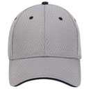 23-368 Polyester Pro Mesh Sandwich Visor Low Profile Pro Style Caps