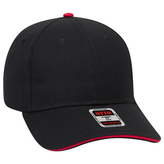 23-434 Cotton Twill Sandwich Visor Low Profile Pro Style Caps