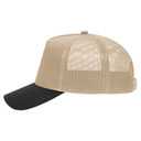 32-285 OTTO CAP 5 Panel Mid Profile Mesh Back Trucker Hat