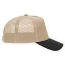 32-285 OTTO CAP 5 Panel Mid Profile Mesh Back Trucker Hat