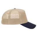 32-285 OTTO CAP 5 Panel Mid Profile Mesh Back Trucker Hat