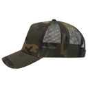 47-049 OTTO CAP Camouflage 5 Panel Mid Crown Mesh Back Trucker Hat