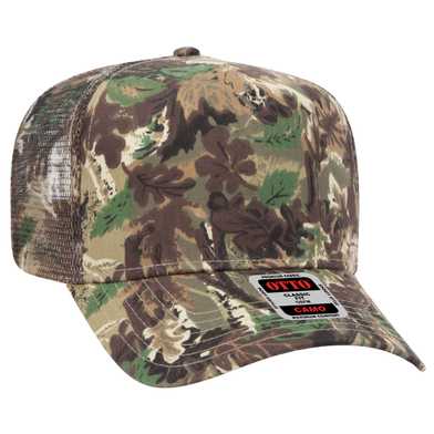 47-049 OTTO CAP Camouflage 5 Panel Mid Crown Mesh Back Trucker Hat 47-049 OTTO CAP Camouflage 5 Panel Mid Crown Mesh Back Trucker Hat