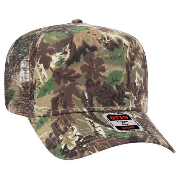 47-049 OTTO CAP Camouflage 5 Panel Mid Crown Mesh Back Trucker Hat 47-049 OTTO CAP Camouflage 5 Panel Mid Crown Mesh Back Trucker Hat