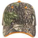71-841 Camouflage Brushed Cotton Twill Sandwich Visor Low Profile Pro Style Caps